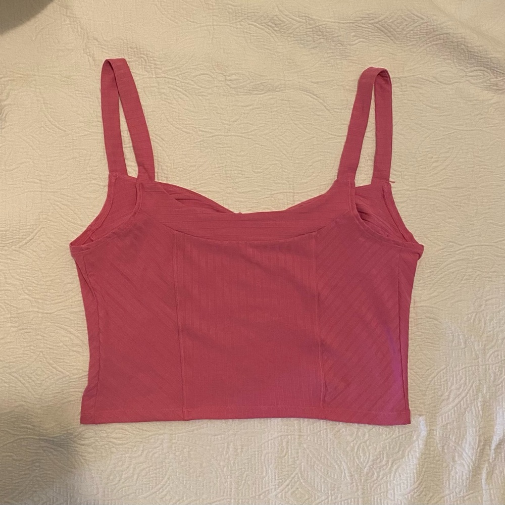 Pink Ribbed Top by Intimately - Picture 3 of 3